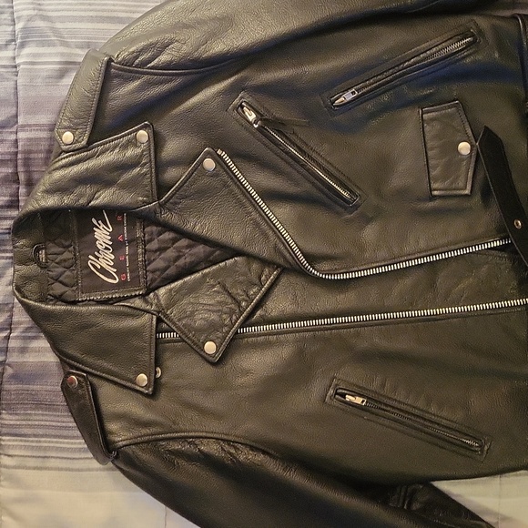 Chrome gear riding jacket size 40 black